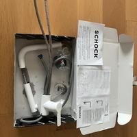 Miscelatore bianco con spruzzino