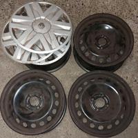 cerchi acciaio 15 pollici originali Renault