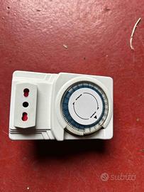Programmatore Timer 16 A, Nero/Bianco
