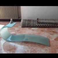 mensola in vetro satinato