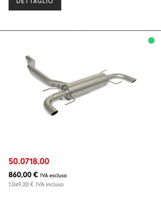 terminale Ragazzon omologato Giulia 2.0 seminuovo