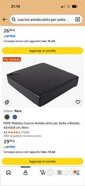 Cuscino antidecupito per sedia a rotelle
