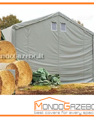 Tendone 12x8 Gazebo Ingresso largo 3mt Nuovo
