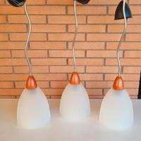 Trio di Lampade a Sospensione Design