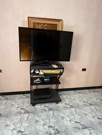 Mobile porta tv con ruote e mensole
