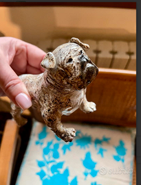 RARITA':statuaBULLDOGfranceseCERAMICAanticaAnni40