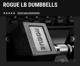 ROGUE FITNESS COPPIA DUMBBELLS 35-37,5-40-45 kg