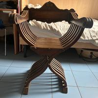 Antique Savonarola chair