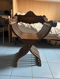 Antique Savonarola chair