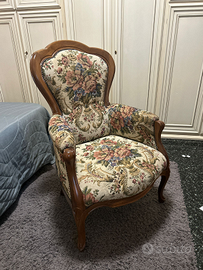 Poltrona Classica Stile Luigi Filippo