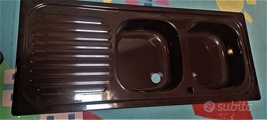 LAVELLO 2 VASCHE DX + SGOCCIOLATOIO SX