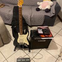 chitarra elettrica Fender strato completa