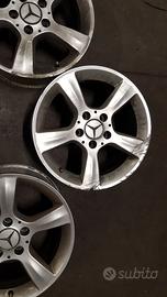 Cerchi in lega mercedes 16 pollici doppia misura 