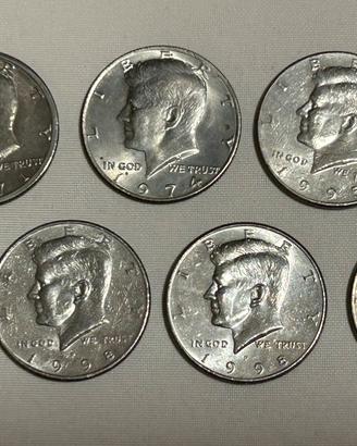 Monete Americane 1/2 Dollaro Kennedy