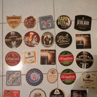 28 sottobicchieri Birra lotto intero Guinness ecc.