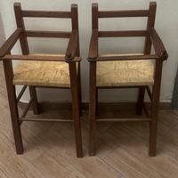 Seggiolone per bambini in legno