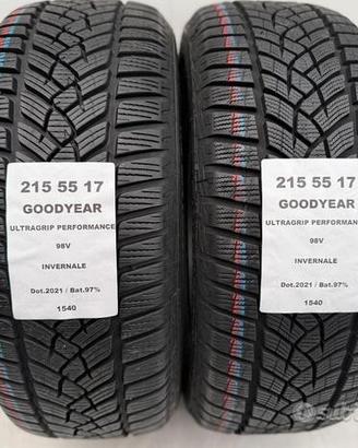 2 gomme 215 55 17 goodyear a1540