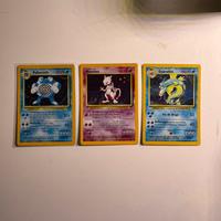 Lotto carte pokemon vintage set base holo 1