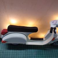 Lampada da muro in legno vespa px