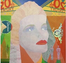 Dipinto Pop Art Andrea Picini  1935-2003 Roma