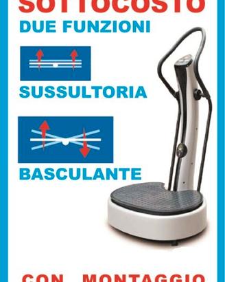PEDANA VIBRANTE + BASCULANTE DOPPIA FUNZIONE