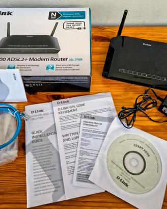 Modem Router D-Link DSL-2750B