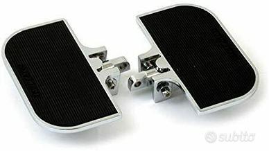 Pedane guidatore passeggero custom cromate harley