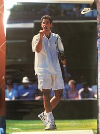 Poster Nike Pete Sampras Autografato