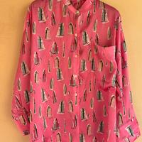 Camicia donna over raso viscosa tg unica