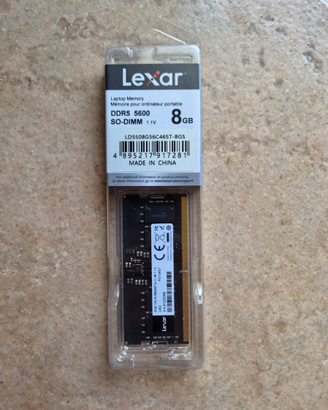 RAM Lexar DDR5 8GB 5600 MHz SODIMM