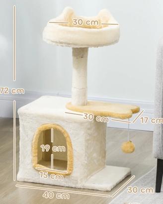 Cuccia Gatti Albero Tiragraffi