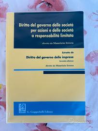 Libro - Diritto del governo delle società