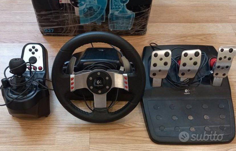 Volante + Pedaliera Logitech G27 + cambio manuale - Console e