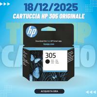 Cartuccia HP 305 originale – Nero – NUOVA