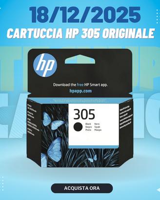 Cartuccia HP 305 originale – Nero – NUOVA