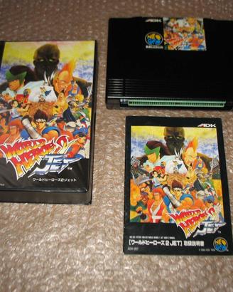 WORLD HEROES 2 JET Neo Geo AES japan completo