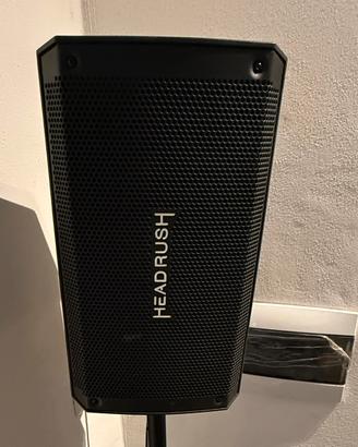 2 HeadRush FRFR-108 + 2 cavalletti