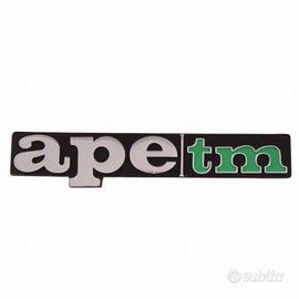 Targhetta scudo Piaggio Ape TM - 569387