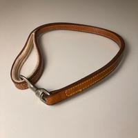 Guinzaglio cane pelle cuoio 72cm taglia M/L