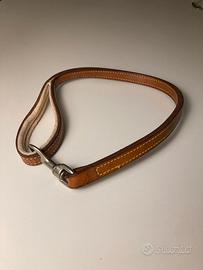 Guinzaglio cane pelle cuoio 72cm taglia M/L