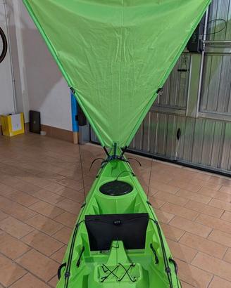 Kayak Vulcano 4.60 con timone e vela