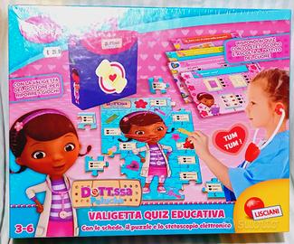 DOTTORESSA PELUCHE VALIGETTA QUIZ EDUCATIVA SCHEDE