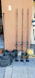 Attrezzatura da carpfishing vintage da collezione