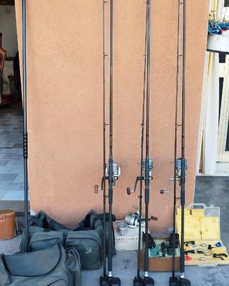 Attrezzatura da carpfishing vintage da collezione