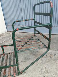 Dondolo vintage per bambini in ferro