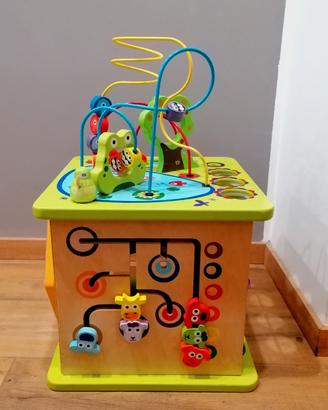 Hape Cubo multiattività Legno Gioco Bambini