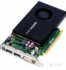 Quadro nvidia k2000 scheda video