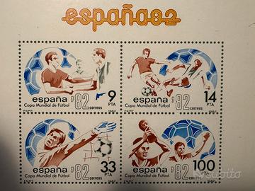 Coppia di foglietti Espana82