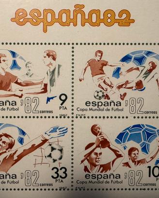 Coppia di foglietti Espana82
