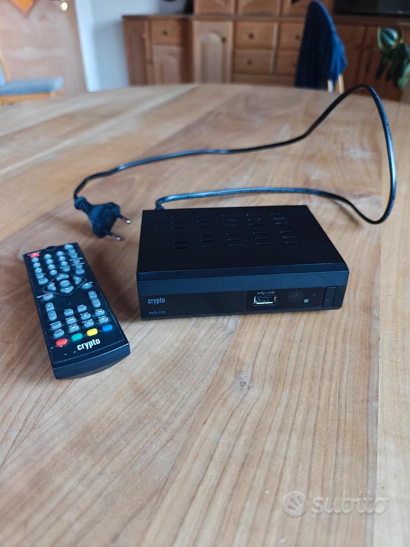 Decoder Digitale Terrestre Crypto ReDi 270 – DVB-T - Audio/Video In vendita  a Bolzano